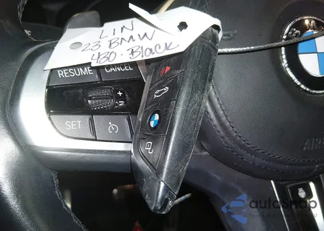 2023 BMW 430I xDrive z USA, uszkodzony, nr VIN WBA73AP00PCL91691